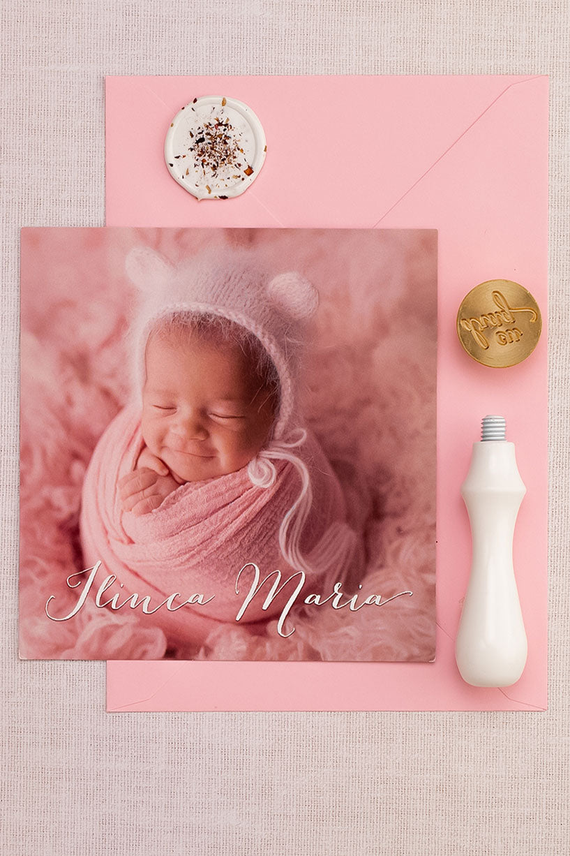 Invitații botez – Portret Invitatii Love Story