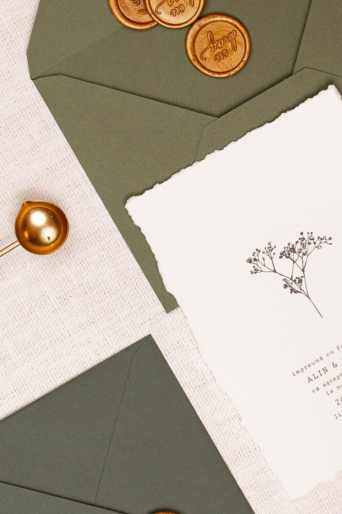 Invitații de nuntă – Crenguță Invitatii Love Story