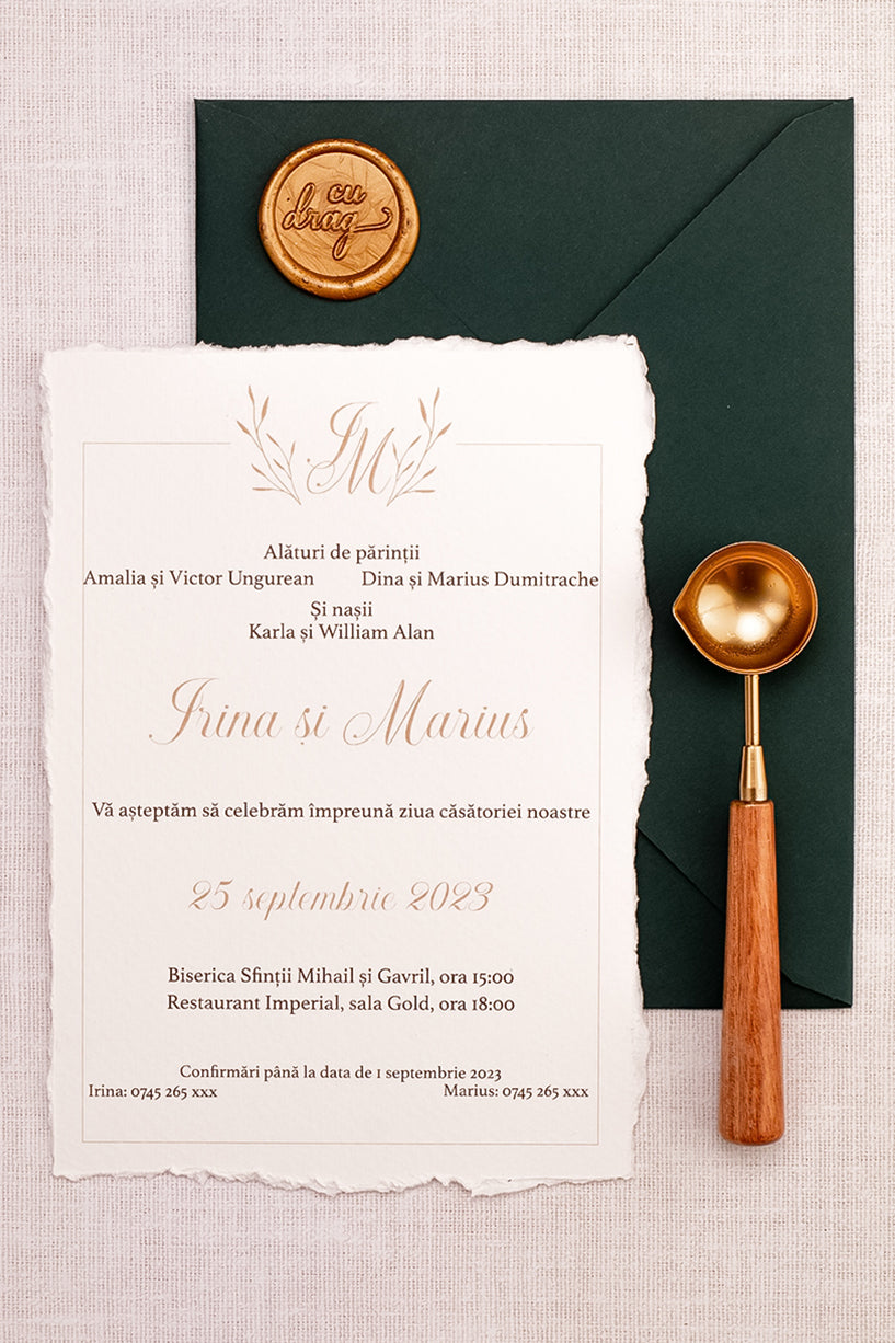 Invitații de nuntă – Love Invitatii Love Story